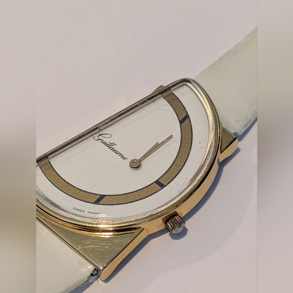 Guillaume Ladies' Watch Swiss Made Vintage Watch Half Moon Very Rare! - Picture 4 of 8